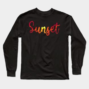 Beautiful sunset Long Sleeve T-Shirt